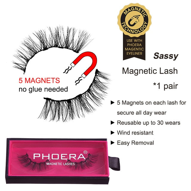 Magnetic Liquid Eyeliner Magnetic False Eyelashes Tweezer Set Waterproof Long Lasting Eyeliner False Eyelashes Magnetic Makeup