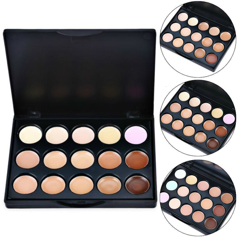 15 Colors Contour Primer Cover Spots Blemish Concealer Palette Face Cream Makeup eyeshadow primer cosmetic base makeup