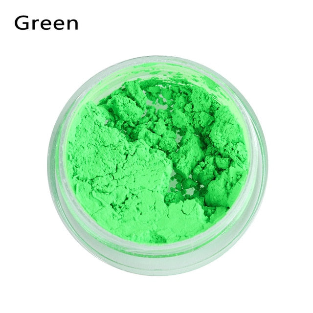 1PC Neon Loose Powder Eyeshadow Pigment Matte Mineral Spangle Nail Powder Shimmer Shiny Eye Shadow Woman Beauty Makeup Cosmetics